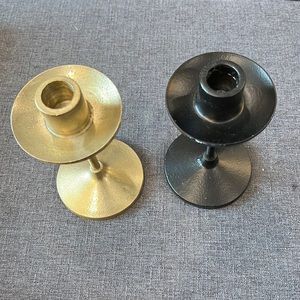 Set of 2 taper candle holders